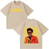 Rapper The Weeknd Music Album Cover T Shirts Men Women Fashion Hip Hop T Shirt Short-sleeved Casual Cotton Oversized T-shirts