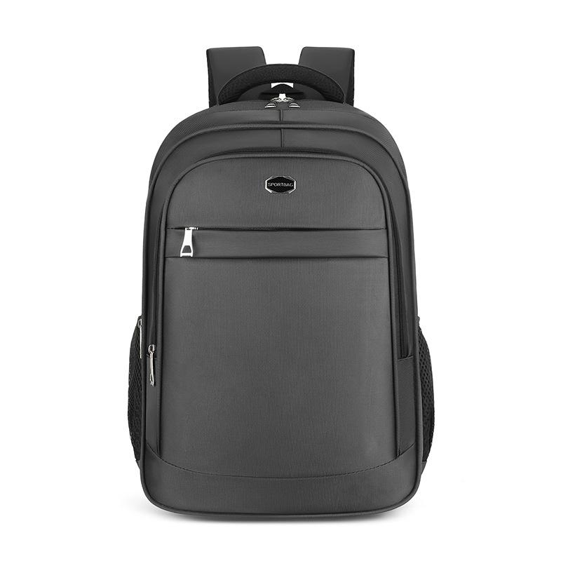 Рюкзак Мужской Новый Туристический Рюкзак для Путешествий Мужская Деловая Сумка для Отдыха Простой и Премиальный Студенческий Школьный Рюкзак серый