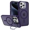 Compatible with MagSafe for iPhone 15 Pro Case PC+TPU+Metal Kickstand Phone Cover