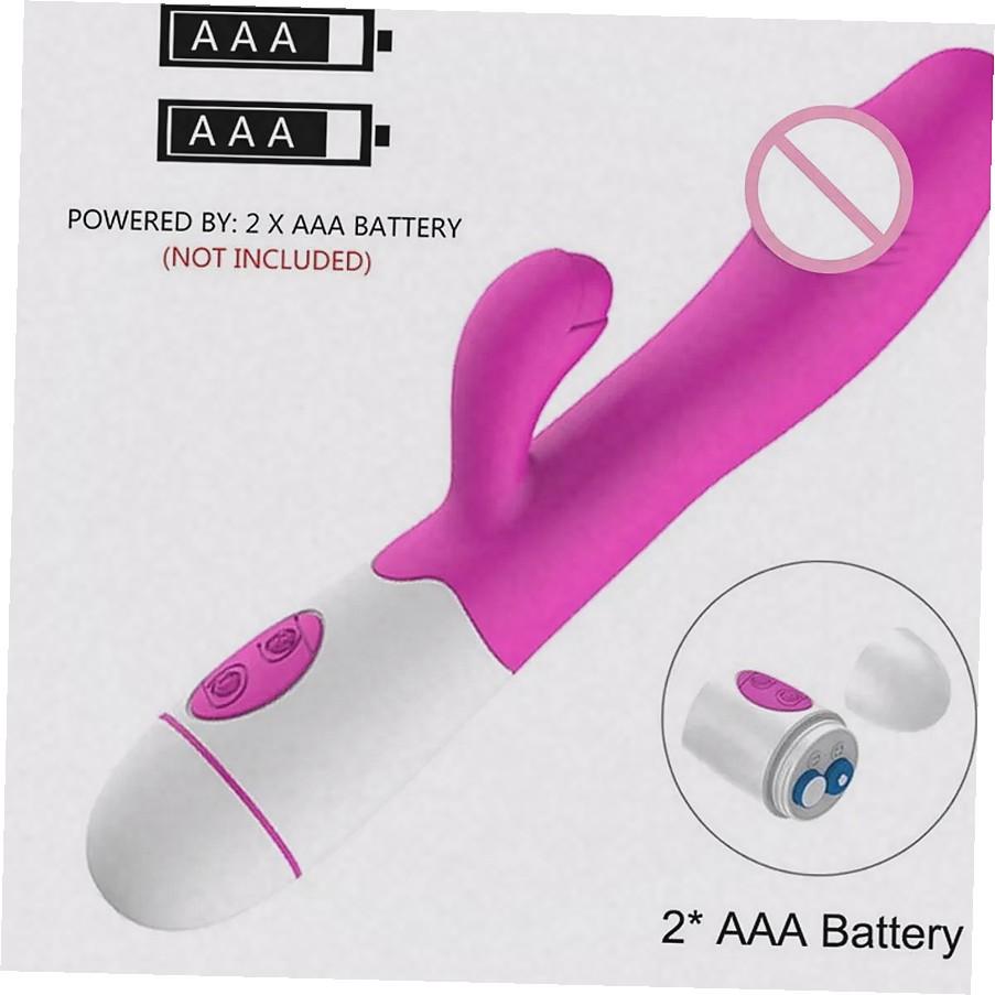 Skin Non Irritating Silicone Vibrator Hypoallergenic Safe Material Long Time Comfortable Use Dual Area Synchronous