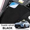 Car Suede Fabric Electrostatic Adsorption Sunroof Sunshade For SERES AITO M5 2024-Present Auto Heat Insulation Skylight