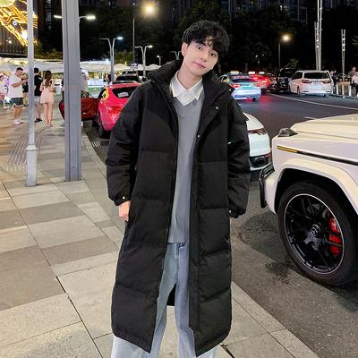 Cappotto Lungo con Cappuccio in Piuma Taglie Forti per Coppia Parka Caldi