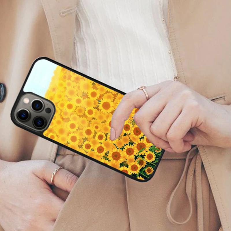 

Sunflower Sun Flower Orange Magnetic Phone Case For APPLE iPhone 17 Air 16 14 13 12 Pro Max 15 Plus Wireless MagSafe Cover iPhone 13mini