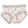 Autumn-Winter Baby Cotton Floral Girly Japanese Cute Mid-Waist Soft Women's Triangle Underwear