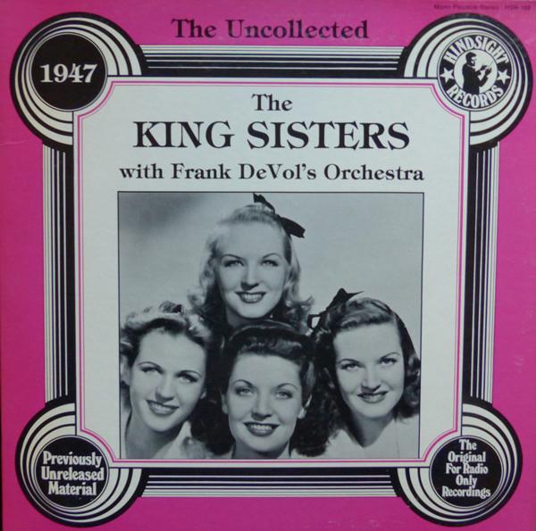 Виниловая пластинка KING SISTERS Uncollected The King Sisters With F HSR168 HINDSIGHT 1981 США Джаз Б/у