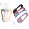 4 Pairs/Pack Women Socks High Quality Matching Casual Socks Summer Thin Cotton Bottom Non-slip Invisible Low Short Socks Breathable