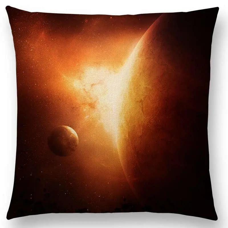 Beautiful Planets  Cushion Cover  Space Home Decor Sofa Throw Pillow Case Aesthetic Pillow Cover Housse De Coussin