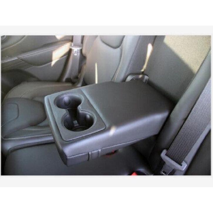 For Jeep Cherokee 2014- Carbon Fiber Rear Drinking Glass Panel Cover Trim 1*