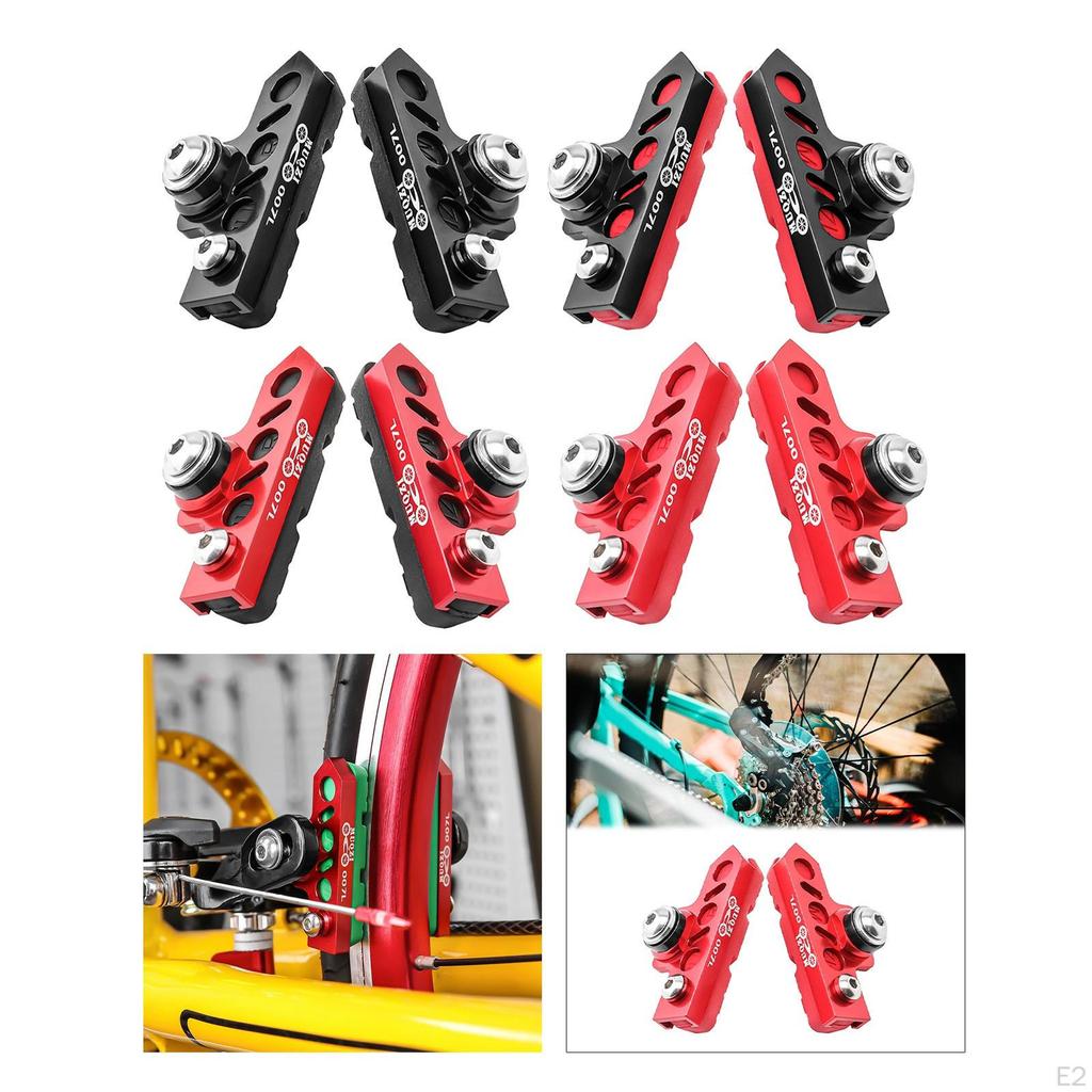 Durable Brake Pads Anti-Skid Fiber Drawer Type Bike Rubber Pad