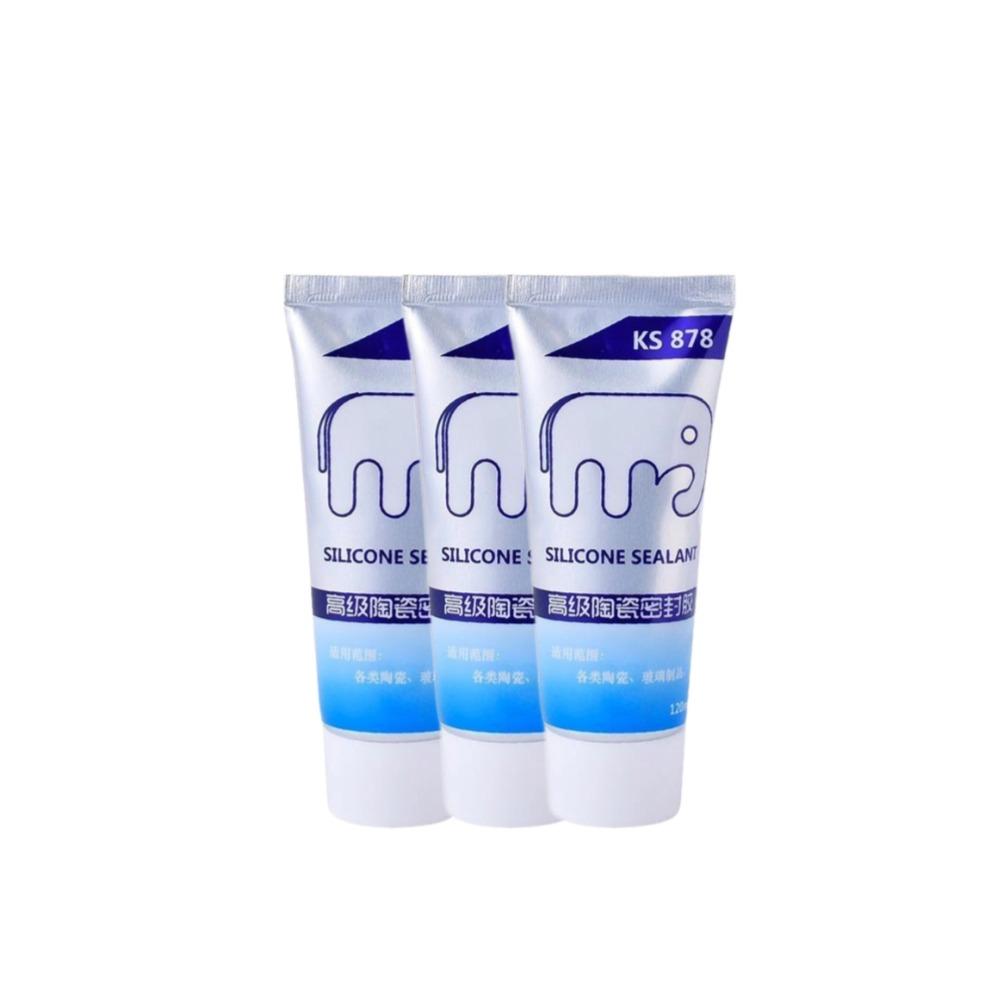 3/1 st Multifunktionell Silikonförsegling Vattentät Tätningsmassa Tätning Mögelbeständig Snabbtorkande Lim Glaslim För Badrum Kök