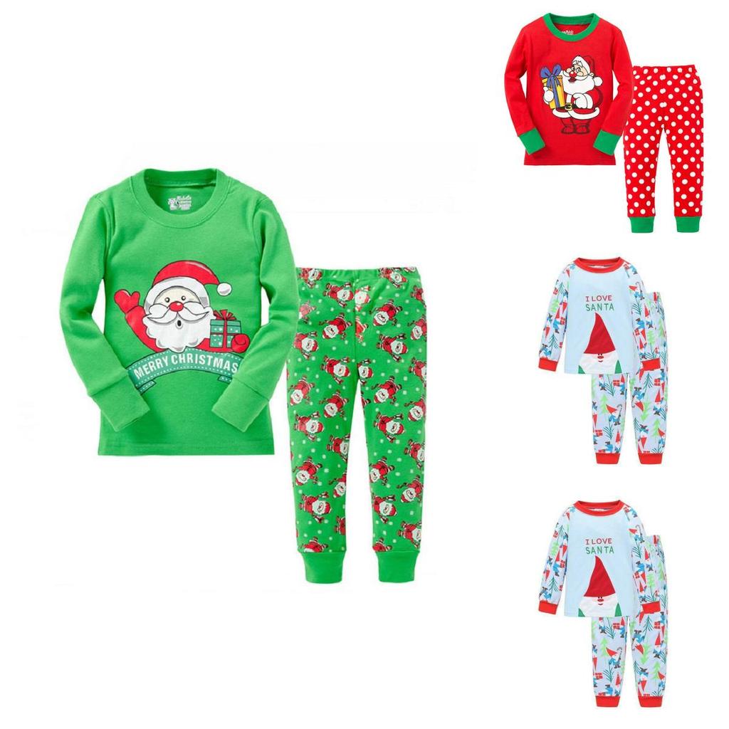 Adorable Kids Christmas Pajama Set Soft Cotton Blend Perfect For All Seasons