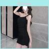 Street Style Short Bodycon Dress With Sleeveless Design For Summer Wear