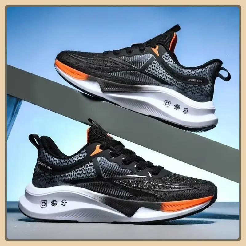 Running & Walking Men's Shoes - Lace-up  Lightweight Comfortable & Breathable Tennis Sneakers
