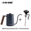 MHW-3BOMBER Pour Over Coffee Kettle 400ml/600ml Stainless Steel Gooseneck Tea Water Pot Chic Cafe Barista Kitchen