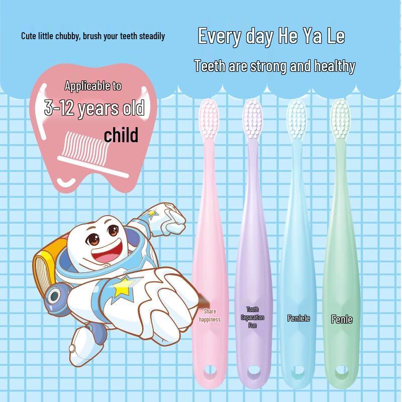 YAYALE Kids Flexible Soft Toothbrush