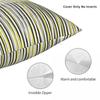 Yellow Rising Abstract Stripes Square Pillowcase Polyester Linen Velvet Creative Decorative Throw Pillow Case Car Cushion Cover