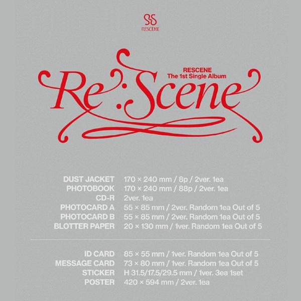 RESCENE 1st SINGLE ALBUM [Re:scene] [Random Version]