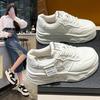 Little White Shoes with Thick Soles Women's 2024 Spring New Fashionable and Comfortable Board Shoes Sneakers Women