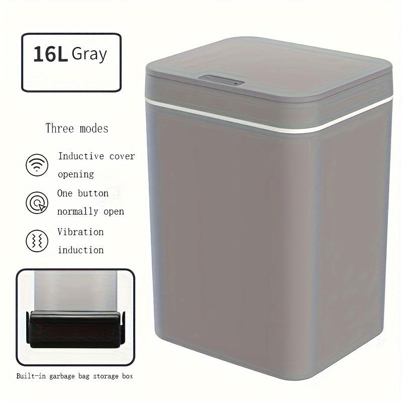Smart Motion Sensor Trash Cans, Touchless Automatic Garbage Bins with Odor-Sealing Lids, Trash Can for Home and Office