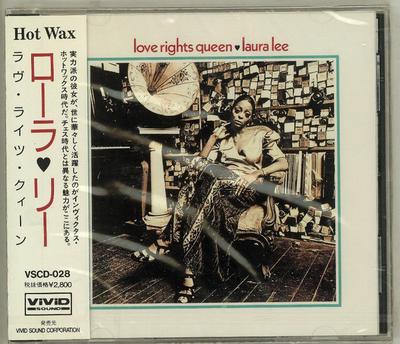 CD LAURA LEE - Love Rights Queen VSCD028 Vivid Sound, Ho 2000 US Soul/Funk Used