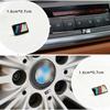 Drswk4 M Logo Car Steering Wheel Hub Caps Center Emblem Badge Sticker DIY Sticker For All BMW E46 E39 E38 E90 E60 E36 F30 F20 X1 X3 X5