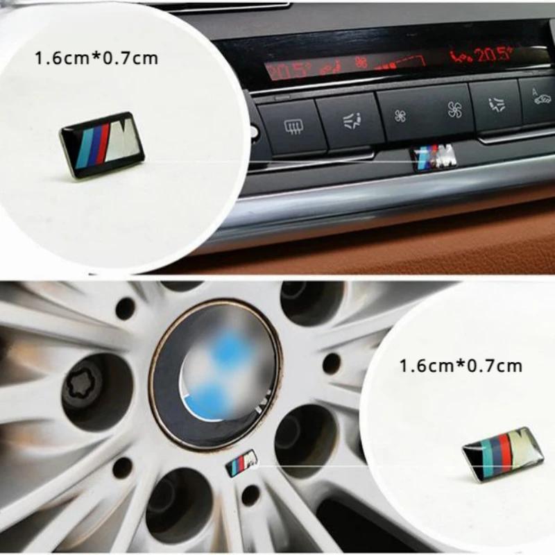 Drswk4 M Logo Car Steering Wheel Hub Caps Center Emblem Badge Sticker DIY Sticker For All BMW E46 E39 E38 E90 E60 E36 F30 F20 X1 X3 X5