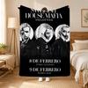 Swedish House Mafia DJ Group Throw 240g flannel blanket, suitable for sofas, beds, offices,  exquisite gift blankets
