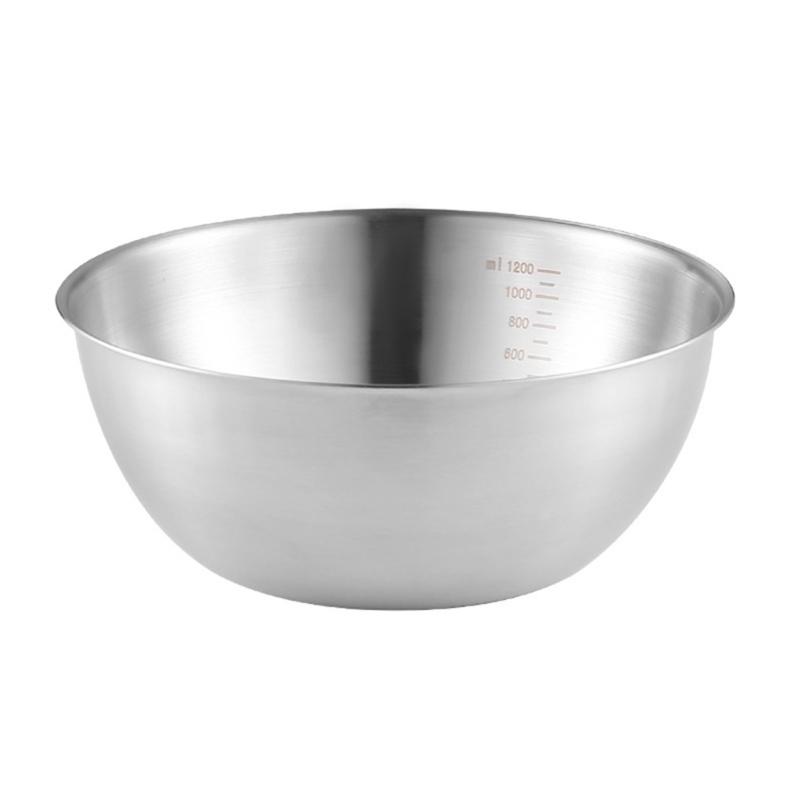 Convenient Storage Bowl Metal Nesting Bowl StainIess Steel Cooking Basins Multifunctional Bowl for Dessert Eggs Beating