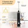 Electric Automatic Egg Beater Mixer Milk Frother 3 Speed Adjustable Blender with USB Charging