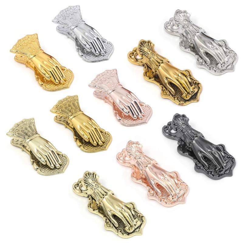 Vintage Bookmarks Hand Shape Metal Bookmarks Page Holder Clip Decorative Paper Clip for Reading Scrapbooking Journaling