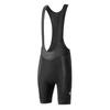 Men's Short Cycling Shorts with Suspenders and Pad, Size M - Black