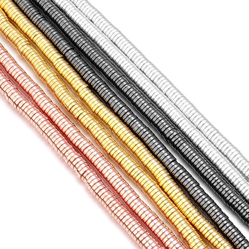 Color-Retaining Black Hematite Spacer Beads (3-8mm) - DIY Jewelry Making Accessories