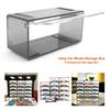 Stackable Car Display Box Transparent Alloy Car Model Storage Box Children