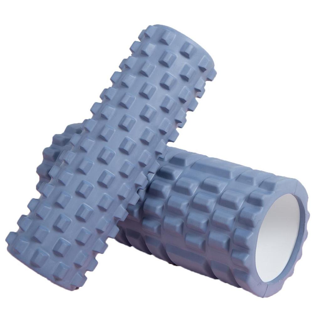 33cm Yoga Schaumstoffrolle zur Muskelmassage, Linderung von Rückenschmerzen und Gitter-Trainingsset