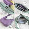 Korean-Style Harajuku Minimalist Waffle Pattern Crossbody Dumpling Bag