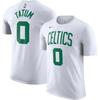 Nike NBA Boston Celtics Jayson Tatum T-shirt White/Green Men Streetwear DR6364-102