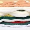 Coral Fleece Christmas Santa Claus Hand Towels Water Absorption Quick-Drying Hand Towel Christmas Tree Bell Kitchen Bathroom