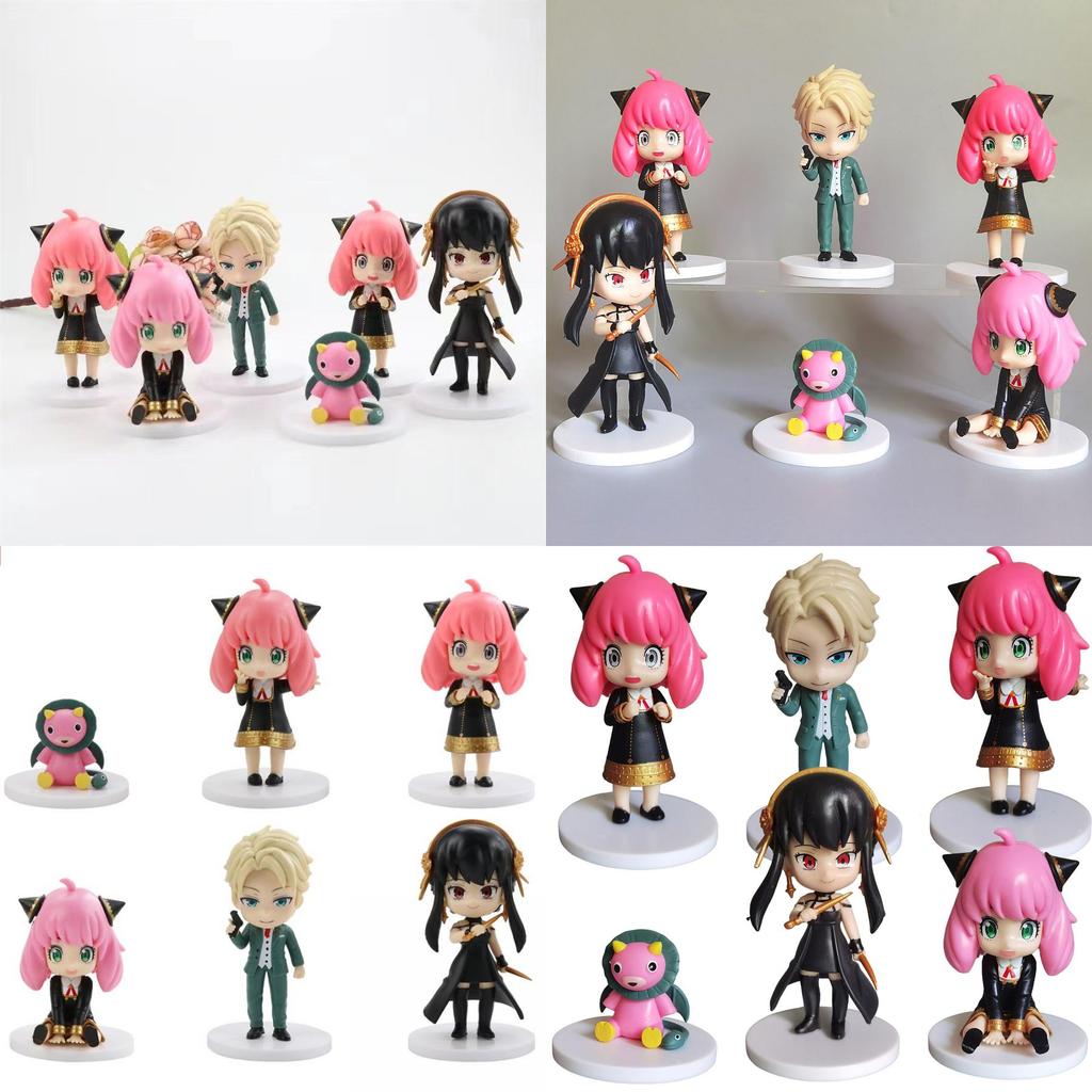 Adorable Spy X Family Figures Anya Forger Loid Yor Forger Collectible Set