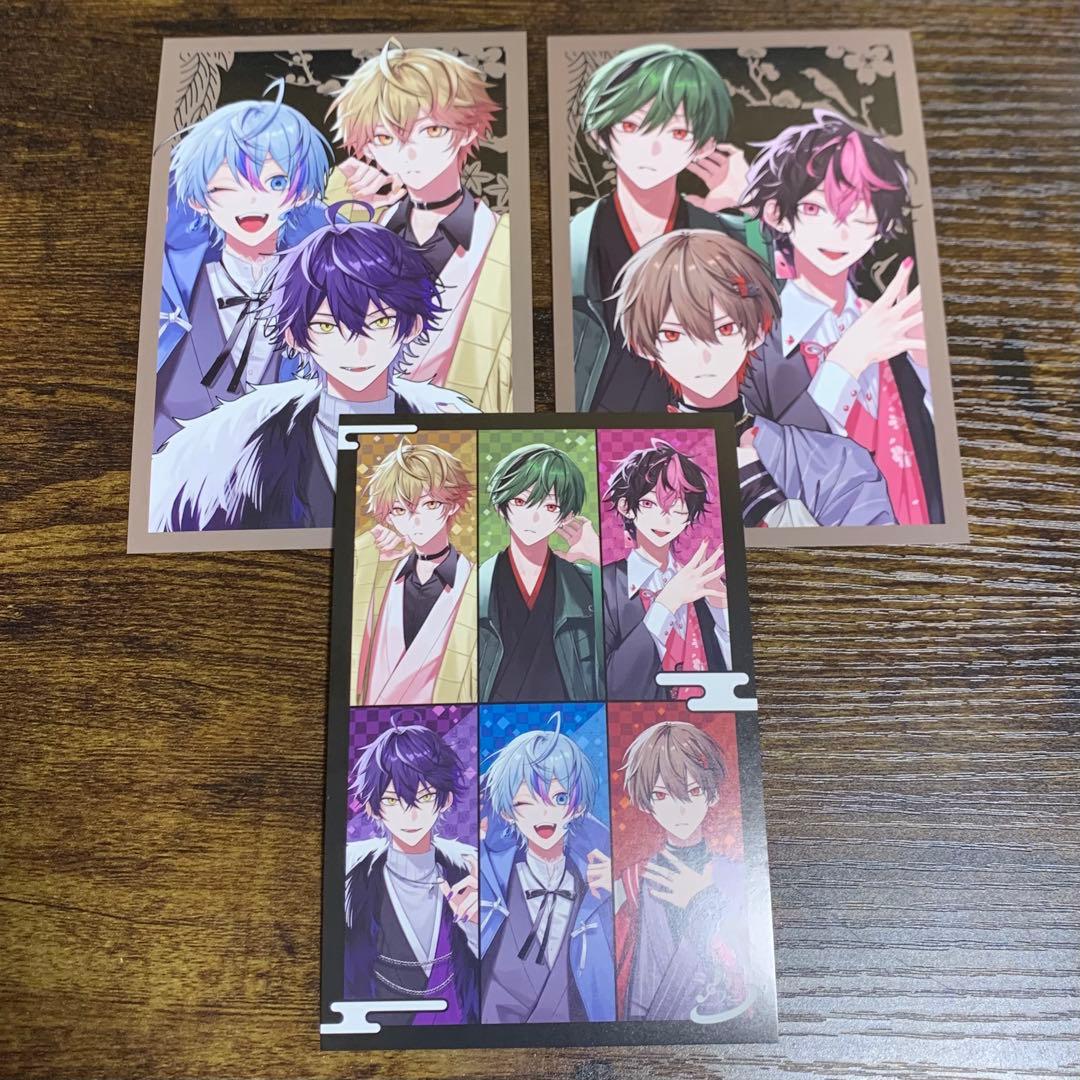 [USED] Shikufoni Animate Postcard Bonus 3 Items