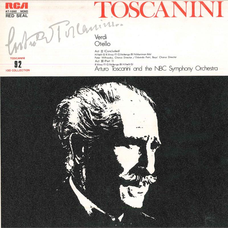 

LP Record - Otello - ActII,III AT1092 RCA Japan Classical Used