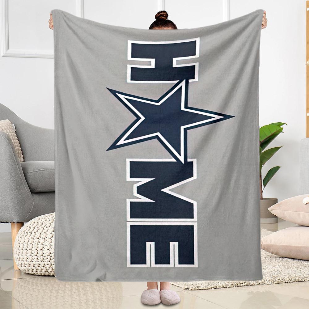 Dallas Blanket Soft Warm Cozy Perfect for Bed Picnics Chair for All Occasions Playful Design Best Holiday Gift for Friends Family