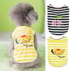 Košile pro psy Prodyšná Rychleschnoucí Vysoká Elasticita Měkký pocit opotřebení Proti žmolkování Pohodlné Neformální Tričko pro štěně Psí pruhované tričko Potřeby pro domácí mazlíčky