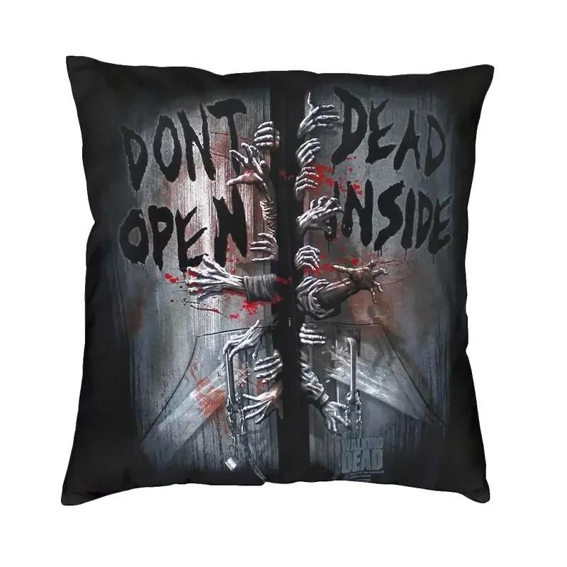 

Чехлы для подушек в скандинавском стиле «Ходячие мертвецы» 45x45 см, мягкие подушки для дивана с изображением зомби из телешоу ужасов, квадратные наволочки для украшения 30x30cm