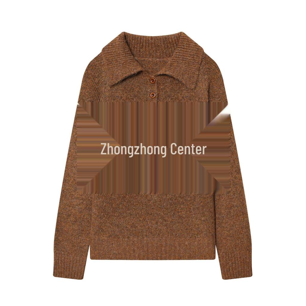 European and American Fashion Casual Diamond Knitwear