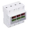 Over Under Voltage Protector 80A 3 Phase Auto Reset Voltage Protective Device DIN Rail Voltmeter Amm