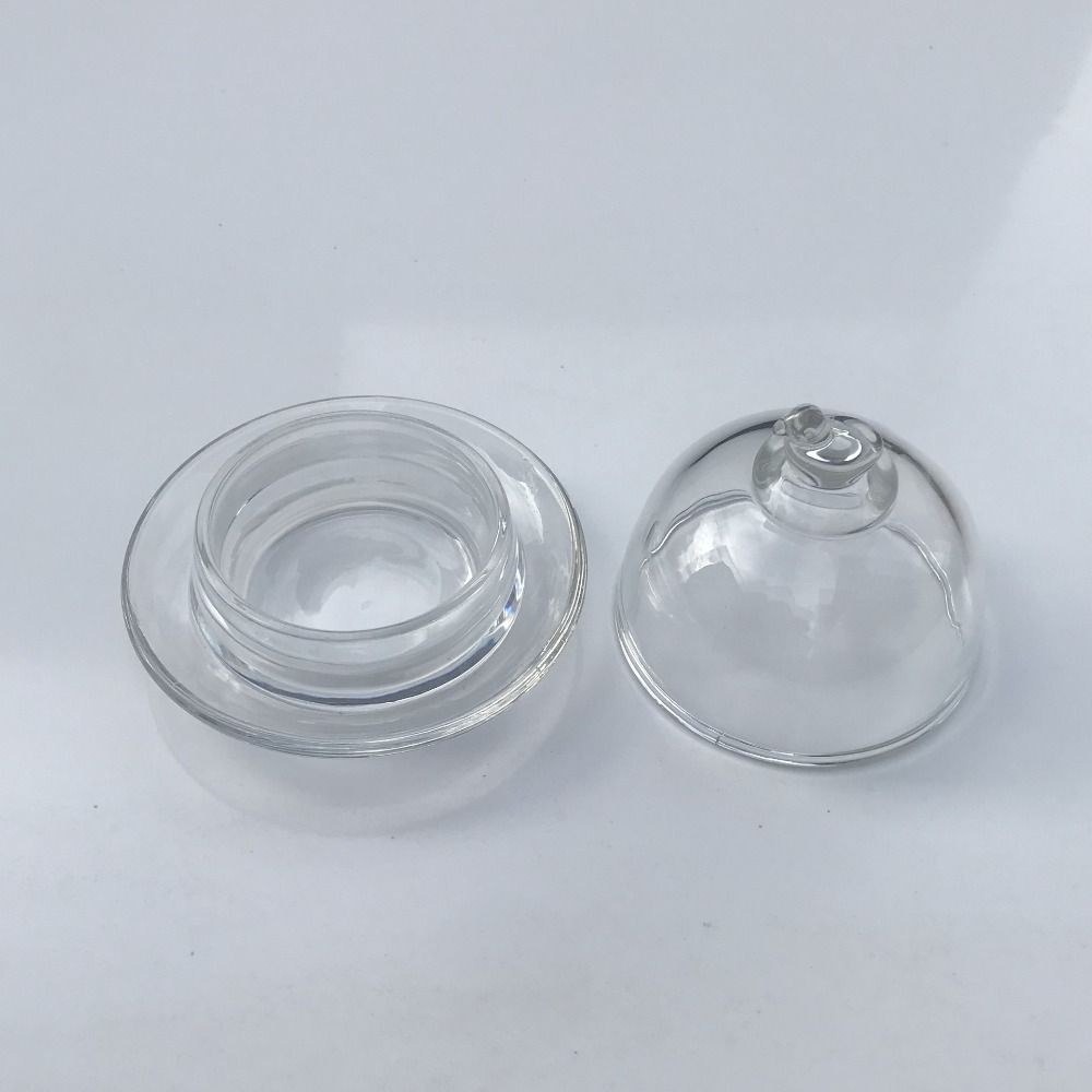 with Dust Cover Storage Tray Glass Dessert Plate Multi-Function Cake Display Plate  Fruit