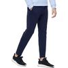 Fila Solid Color Outdoor Casual Knit Straight Fit Sports Pants Men Bottoms Dark-Blue A11M111611F-NV