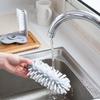 Spazzola per Tazze Pigra 2 in 1 Pulizia Senza Sforzo Spazzola per Pulire Tazze di Vetro Utensili da Cucina