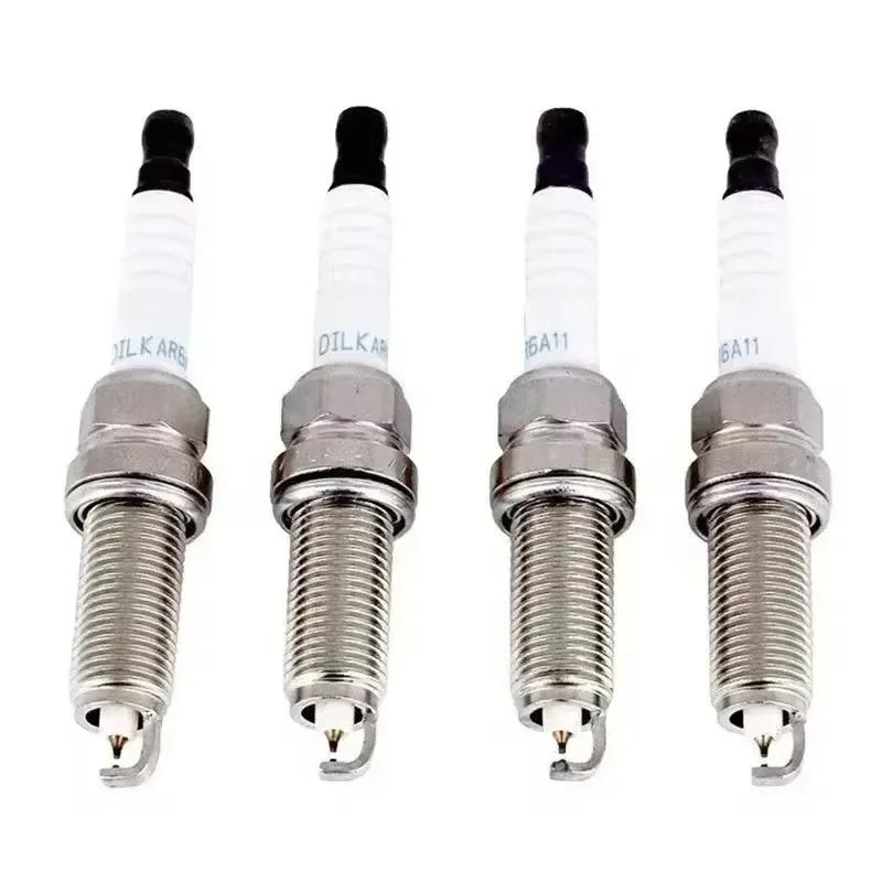 4/6pcs 22401ED71B FXE20HE11 Dual Iridium Spark Plug For Nissan Tiida X-Trail Sentra Note Cube Juke Versa Micra Ignition Candle