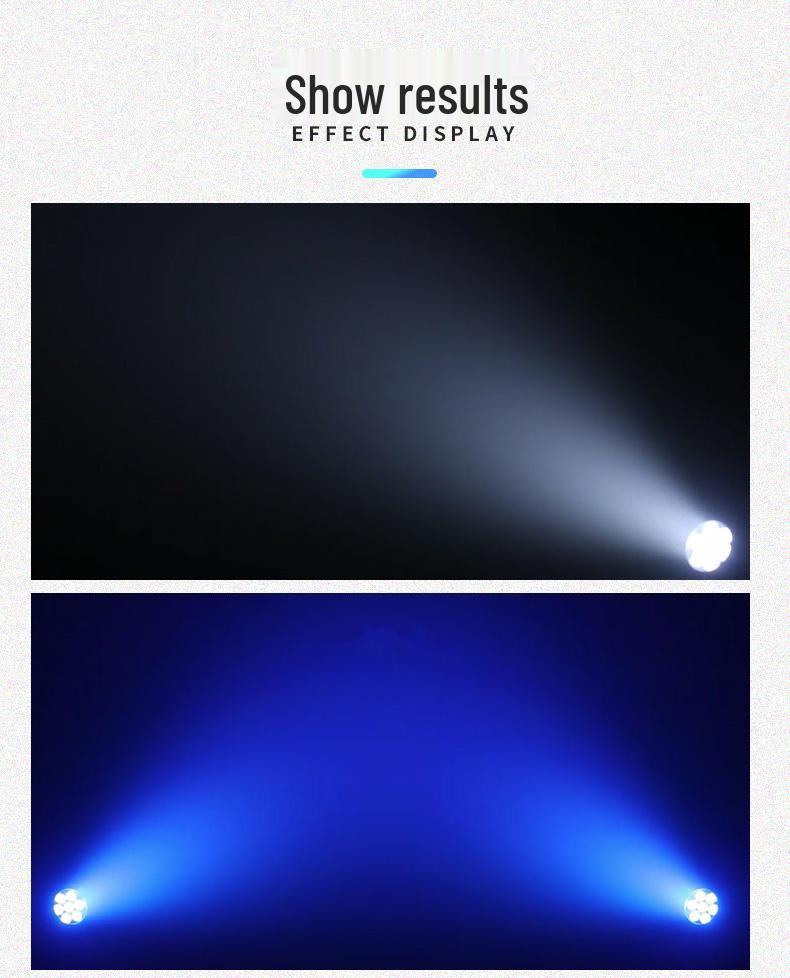 7-Color 4-in-1 Par Light Stage Bar for Events - Ideal for Weddings, Live Performances, and KTV Atmosphere Enhancement
